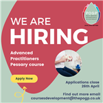 Join the Advanced Practitioners Pessary course tutor team